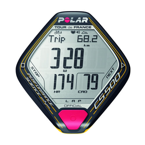 Polar CS500 TDF CAD Tour de France Edition inkl. CS-Trittfrequenzmesser W.I.N.D.