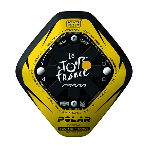 Polar CS500 TDF CAD Tour de France Edition inkl. CS-Trittfrequenzmesser W.I.N.D.