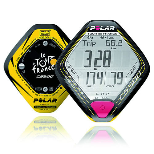Polar CS500 TDF CAD Tour de France Edition inkl. CS-Trittfrequenzmesser W.I.N.D.
