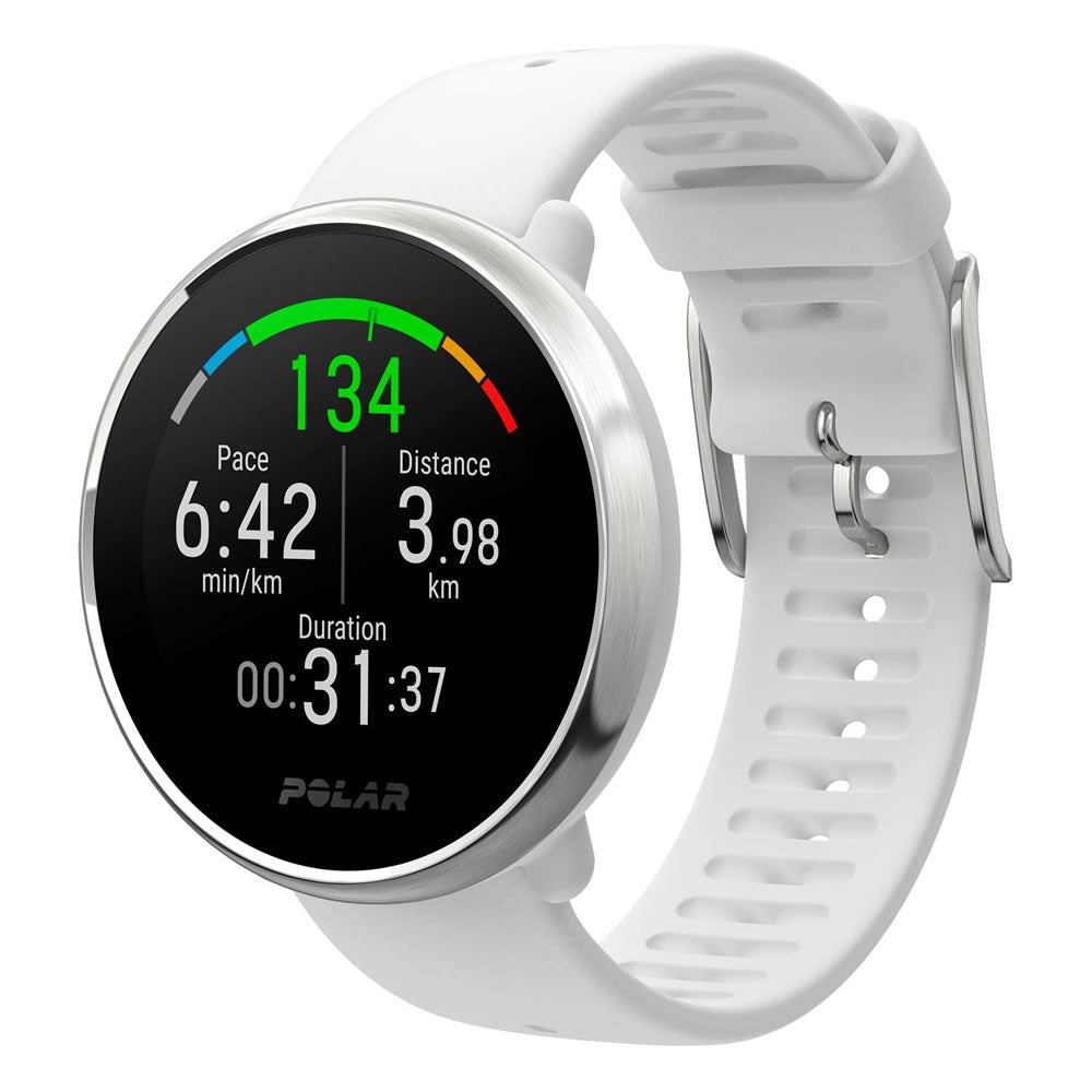 Polar Ignite GPS-Pulsuhr Weiß-Größe M/L