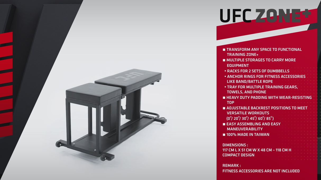 UFC ZONE+ multifunktionale Trainingsbank