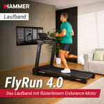 Hammer Laufband FlyRun 4.0 BLACK