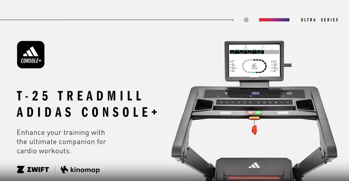 adidas T-25 Laufband App-kompatible Konsole Video