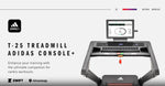 adidas T-25 Laufband App-kompatible Konsole Video