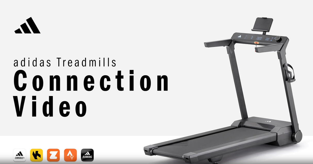 Video, wie man adidas Laufbänder mit Trainings-Apps verbindet