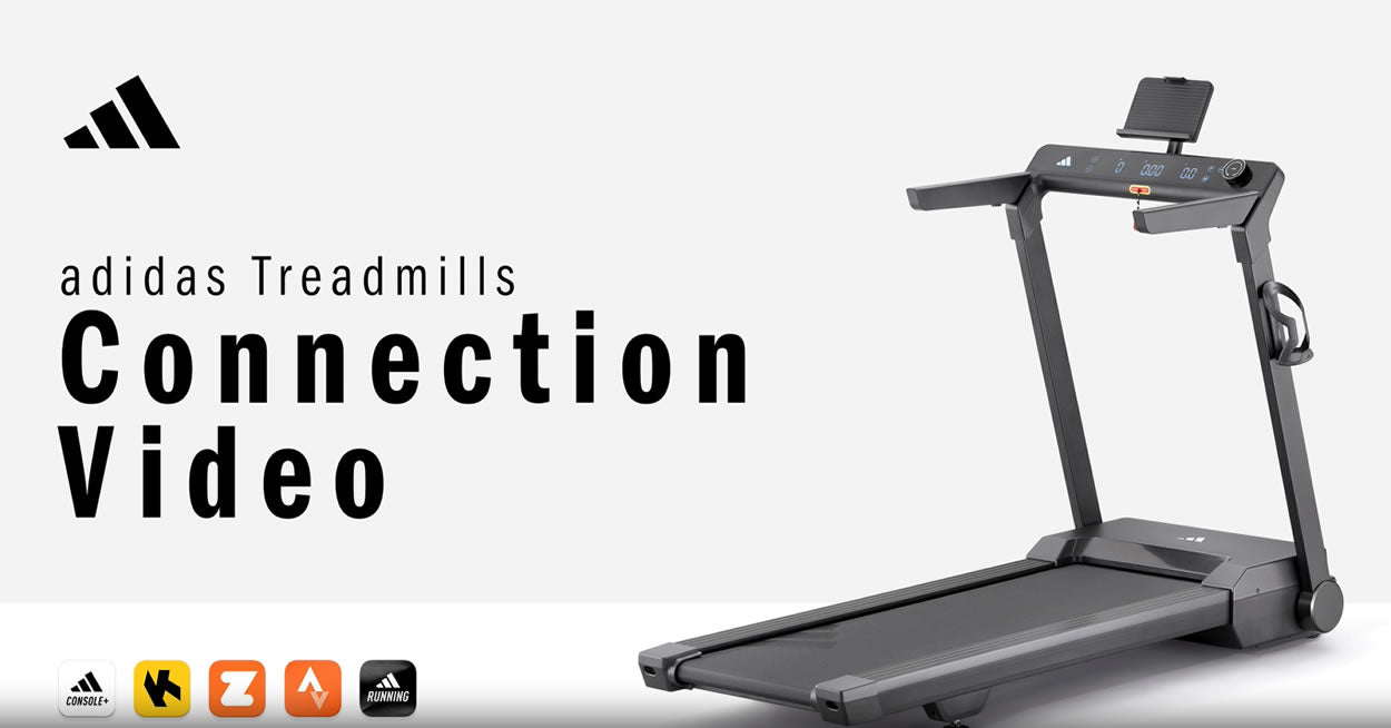 Video, wie man adidas Laufbänder mit Trainings-Apps verbindet