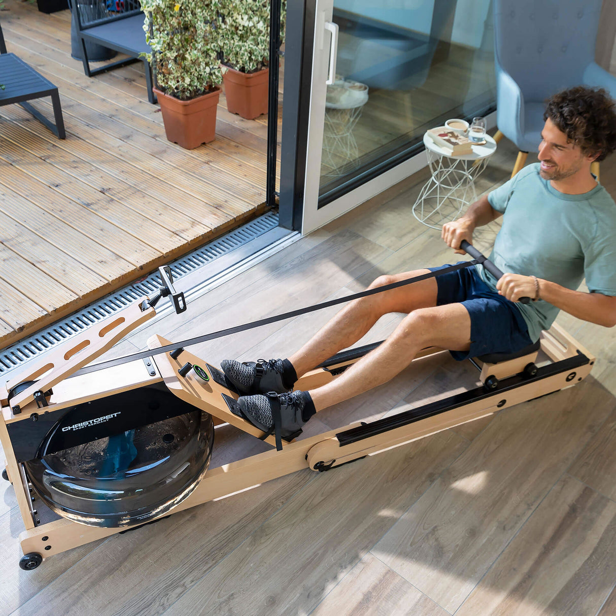 Christopeit Holz-Wasserrudergerät WP 5000 - Stiftung Warentest Testsieger