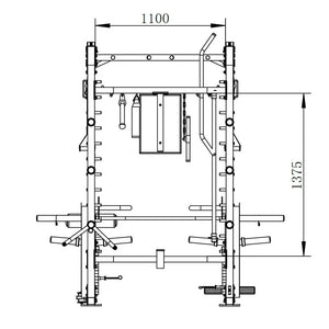 Primal Personal Series Multi Rack System 2x 90kg Gewichtsblock 