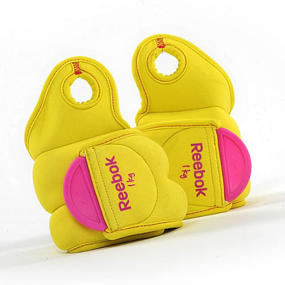 Reebok Gewichtsmanschetten Handgelenk, Paar 2x 0,5kg/ Farbe: Blau/Grau