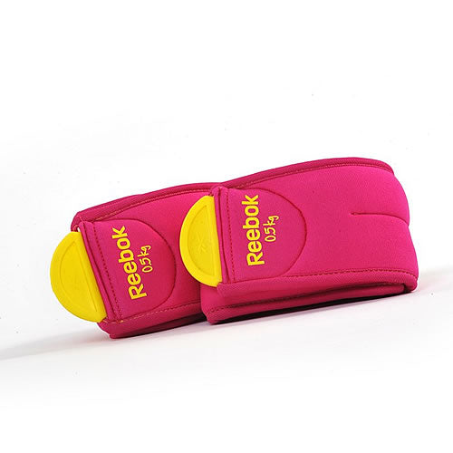 Reebok Gewichtsmanschetten, paarweise 2x 0,5kg/ Farbe: Magenta