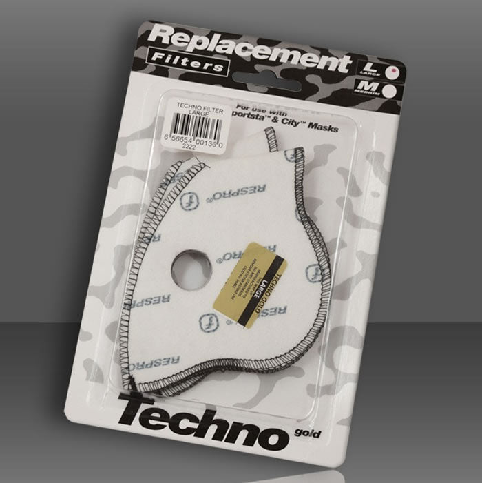 Respro Ersatzfilter für Techno, Sportsta & City Masks Gr. L