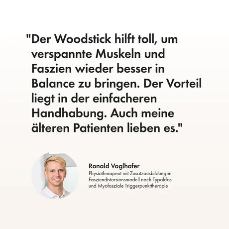 styleholz Faszienstab Woodstick Flex Hell Esche