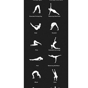 Trendy Yogamatte Anthrazit