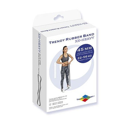 Trendy Rubber Band Fitnessband Super-Extra-Schwer/ Grau