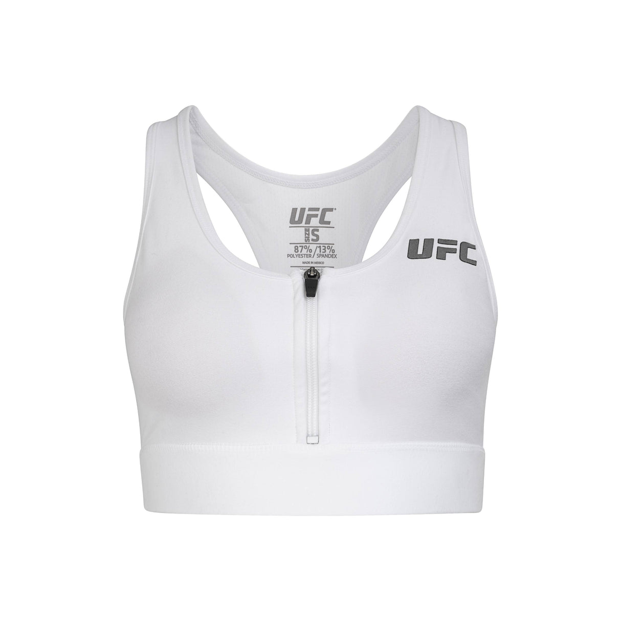 UFC Core Zip Front Sports Bra/ UFC Core Sport-BH mit Front-Reißverschluss