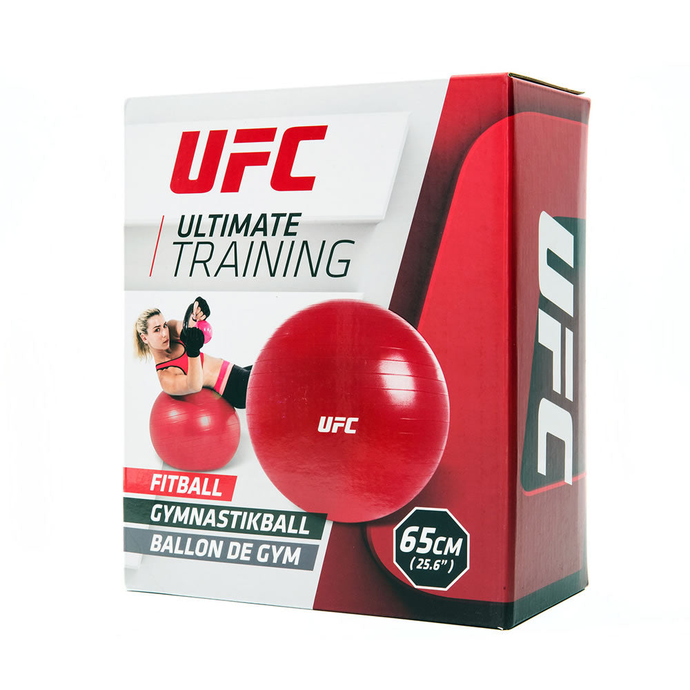 UFC FITBALL Gymnastikball 65cm Rot