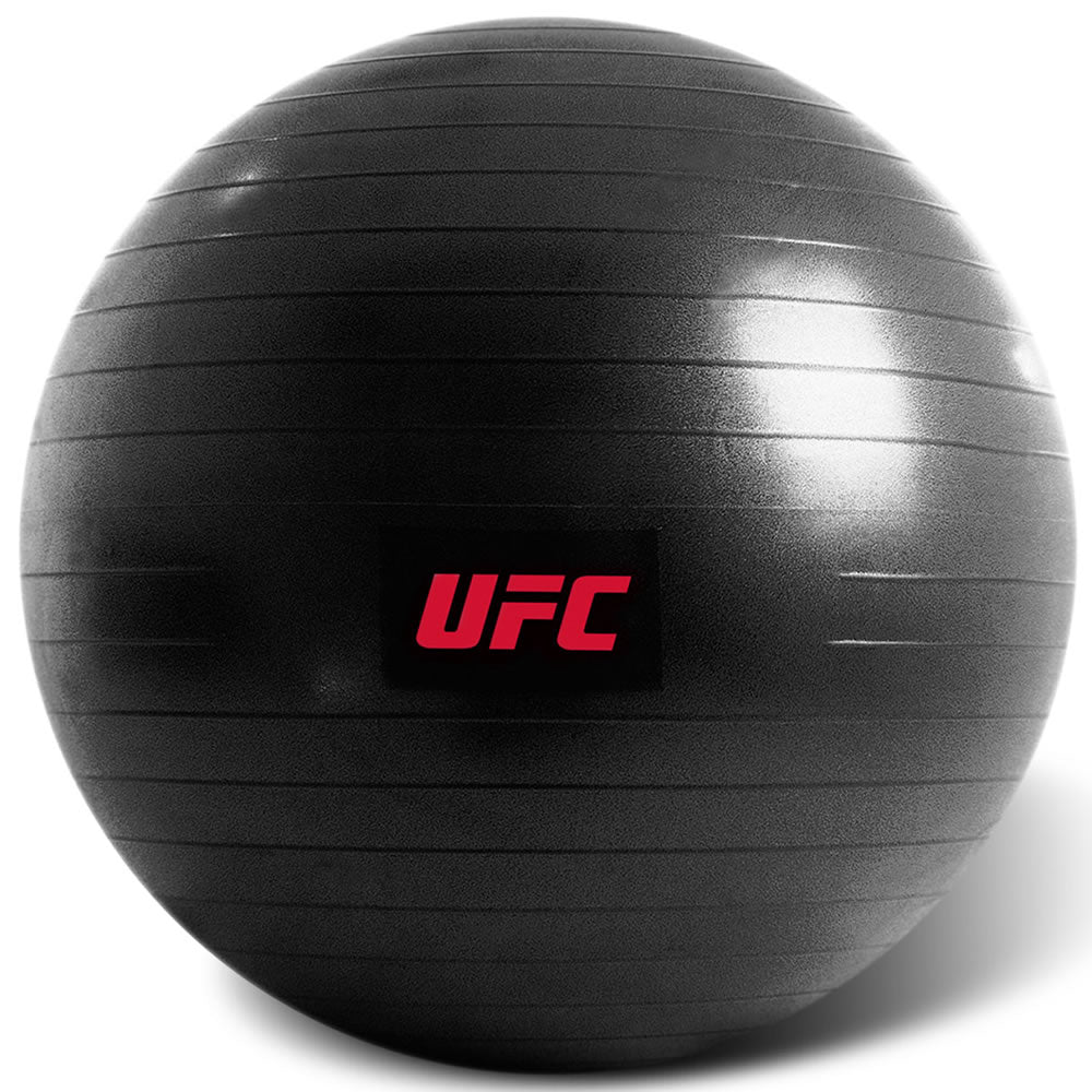 UFC FITBALL Gymnastikball 75 cm Schwarz -- 75cm/ Schwarz
