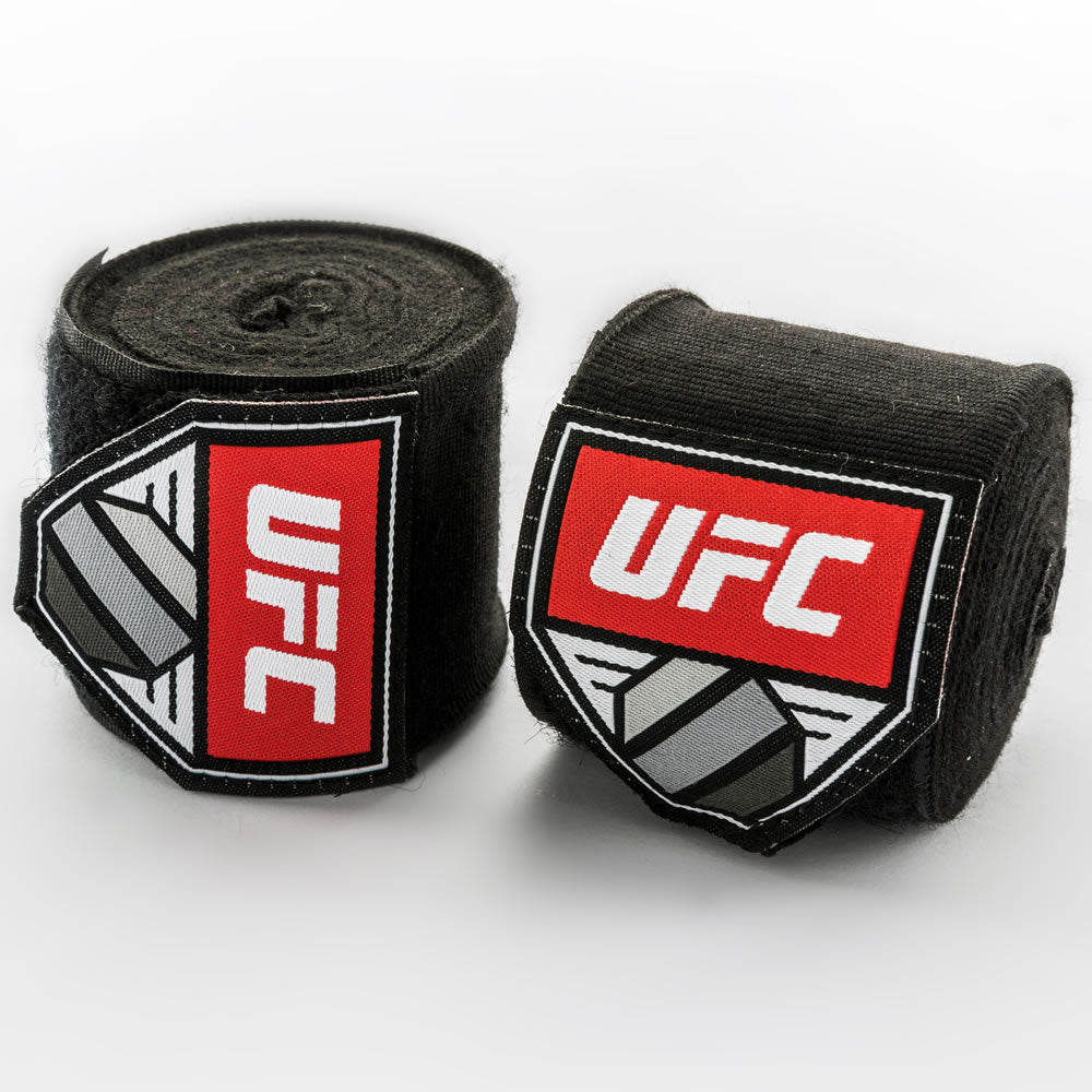 UFC Hand Wraps Boxbandagen Schwarz 4,6m